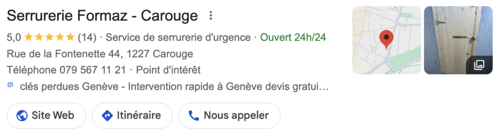 serrurerie Formaz, Carouge